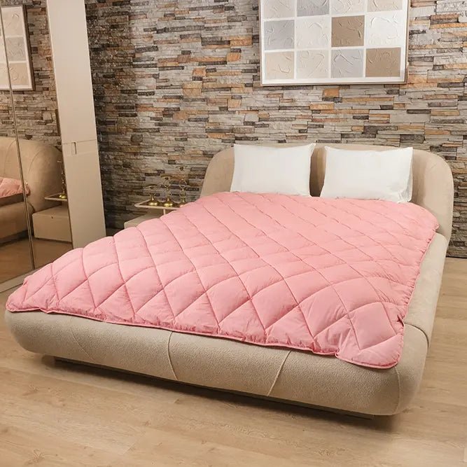 Çift Kişilik Çeyiz Paketi Pudra – 4’lü Set + Hediyeli - Yorgan Atölyesi